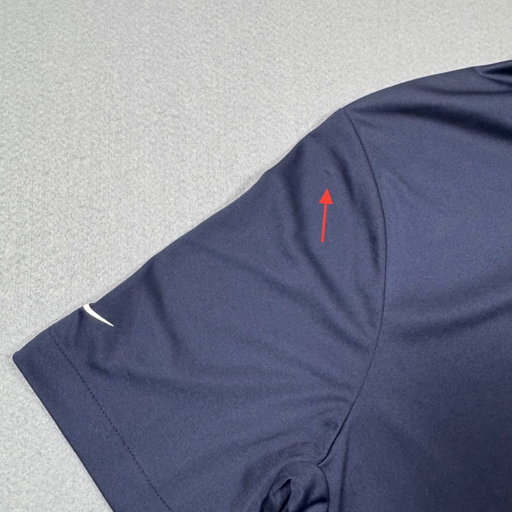Nike Dallas Cowboys Polo Shirt Mens Large Navy Blue Striped NFL Dri-FIT Onfield - Picture 8 of 12